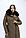 Зимняя женская куртка «UM&H 35724882» коричневый, фото 2
