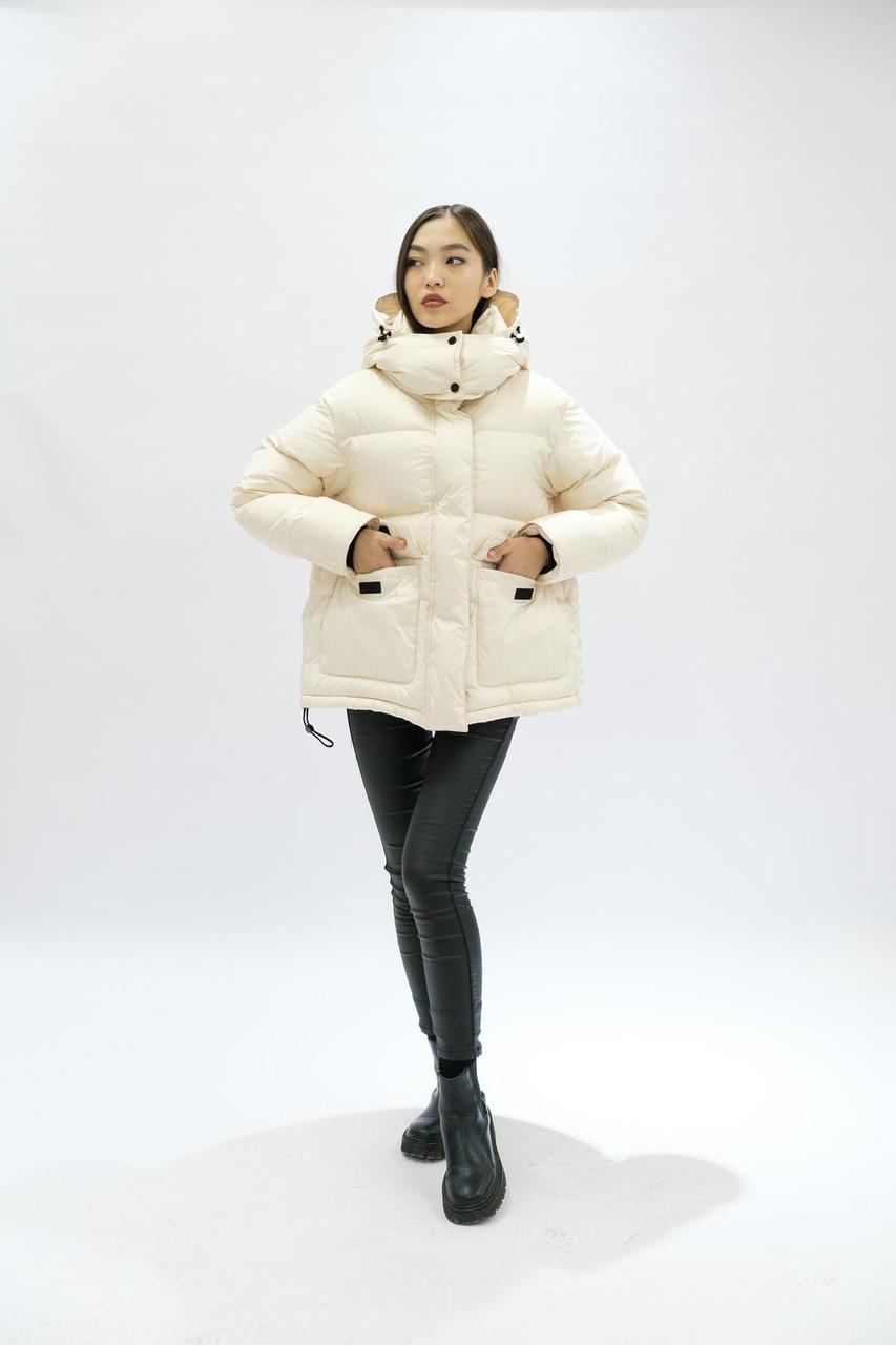 Женская зимняя куртка «UM&H 42118659» бежевый, фото 1