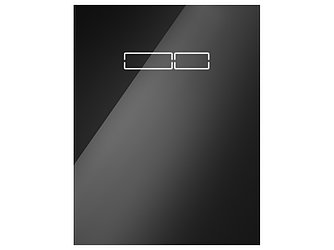 Стеклянная панель TECElux с сенсорным блоком управления sen-Touch, стекло черное