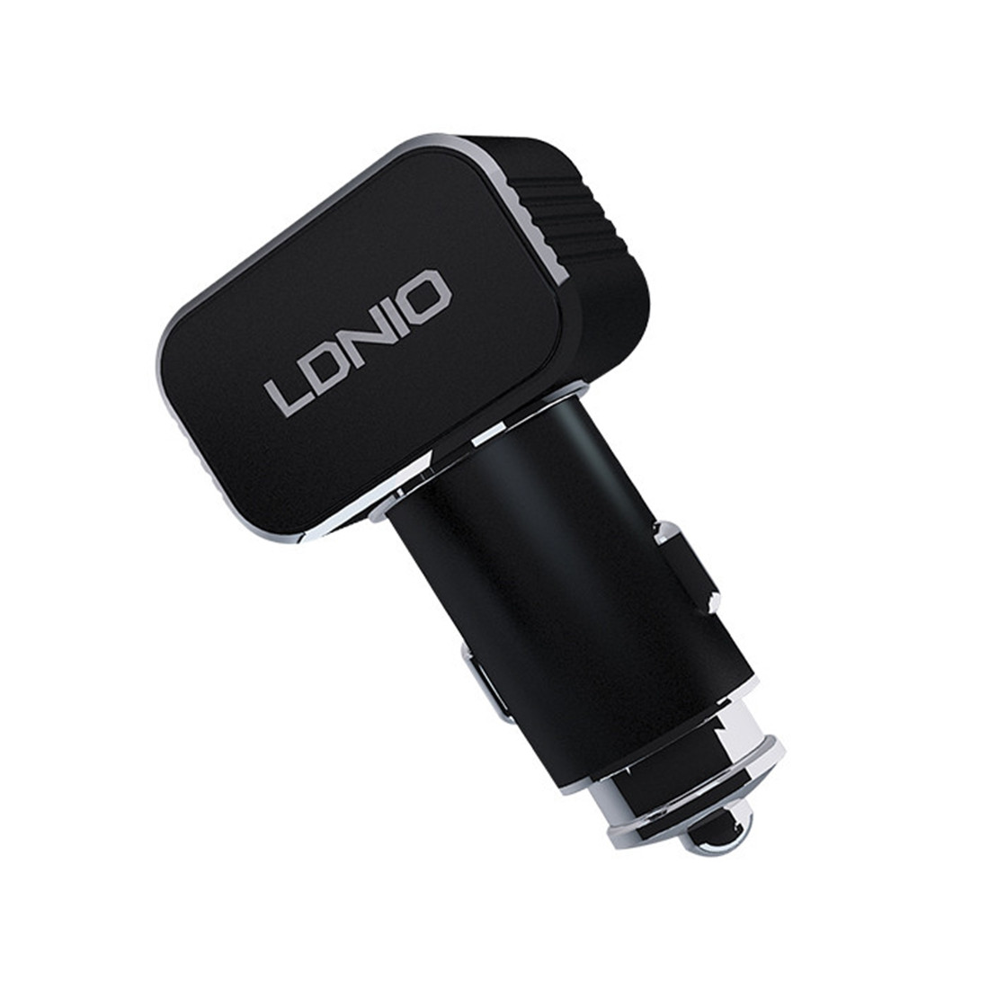 Автомобильное зарядное устройство LDNIO C306 2*USB-A 18W 5V-3.6A Auto Lightning Чёрный - фото 1 - id-p106497069