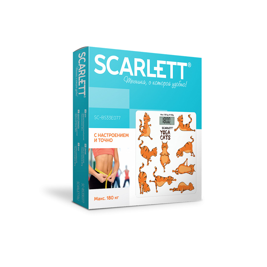 Напольные весы Scarlett SC-BS33E077 - фото 2 - id-p106498711