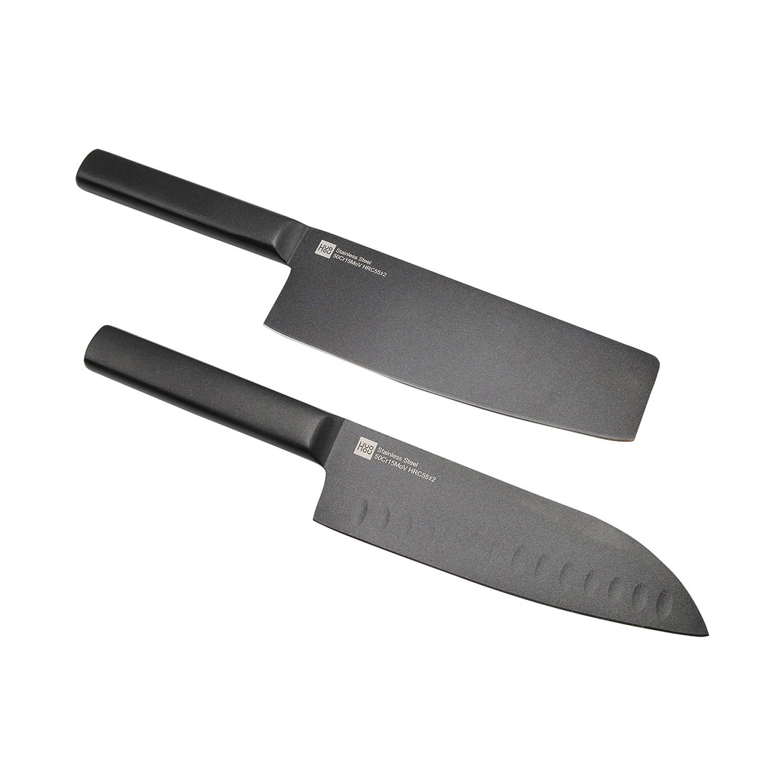 Набор ножей HuoHou Cool black non-stick steel knife set - фото 1 - id-p106499149