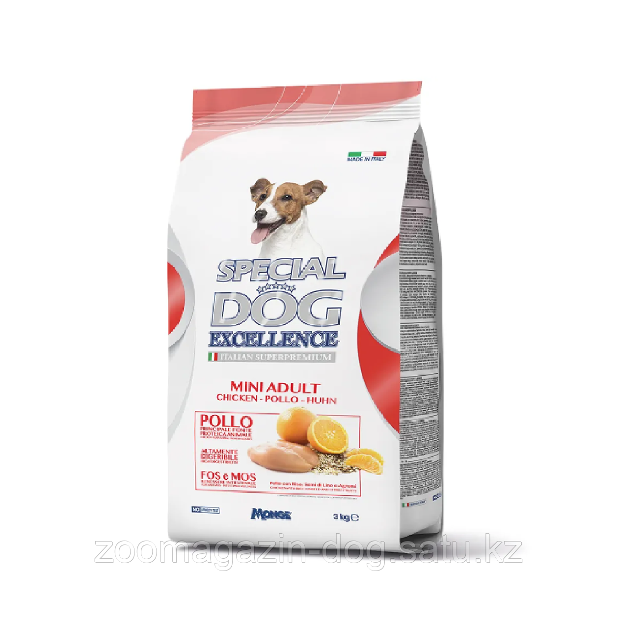Monge Special Dog Excellence Mini Adult Chicken для собак мелких пород курица,3кг