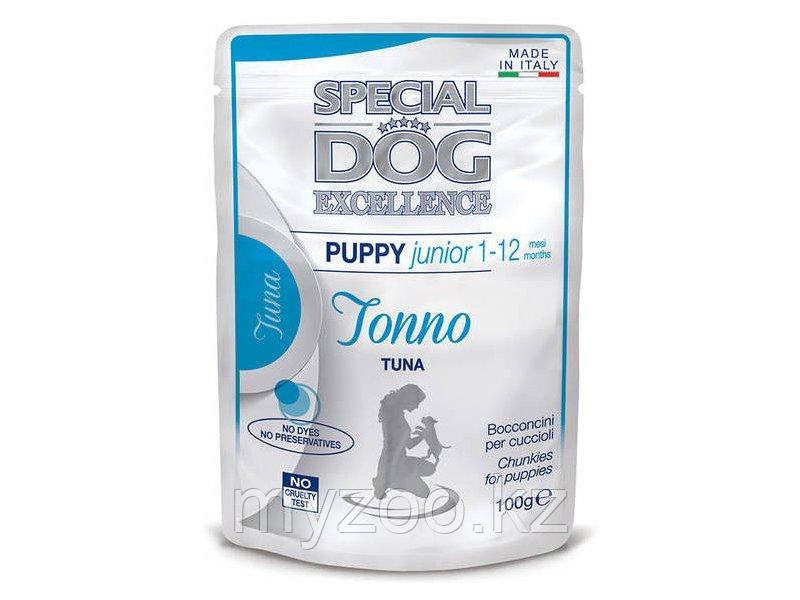 Monge Special Dog Excellence Pouch Puppy & Junior Tuna кусочки для щенков с тунцом ,100гр