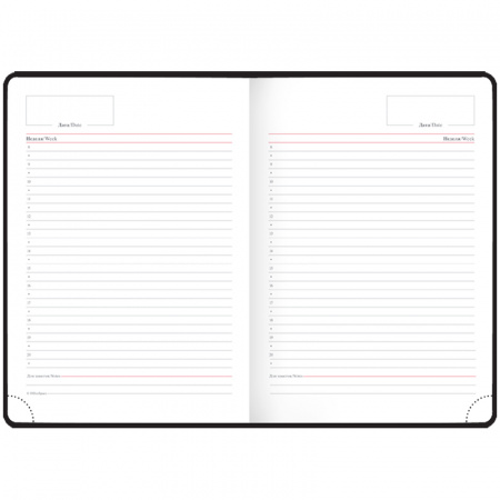 Ежедневник OfficeSpace "Nebraska" А5, недатированный, 272 страницы, бордовый - фото 3 - id-p106502683