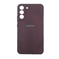 Samsung S22+ Original Silicone Case қапшығы күрең қызыл