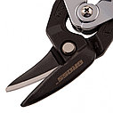 Ножницы по металлу "Piranha", усиленные, 255 мм, прямой и левый рез, сталь СrMo, двухкомпонентные рукоятки, фото 4