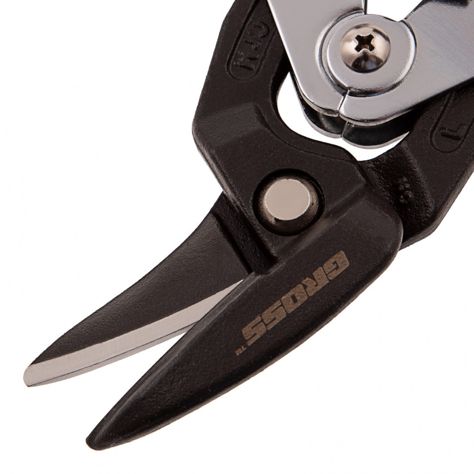 Ножницы по металлу "Piranha", усиленные, 255 мм, прямой и левый рез, сталь СrMo, двухкомпонентные рукоятки - фото 4 - id-p98261221