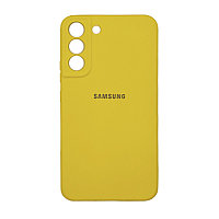 Samsung S22+ Original Silicone Case қаптамасы сары түсті