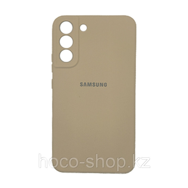 Чехол на Samsung S22+ Original Silicone Case Бежевый