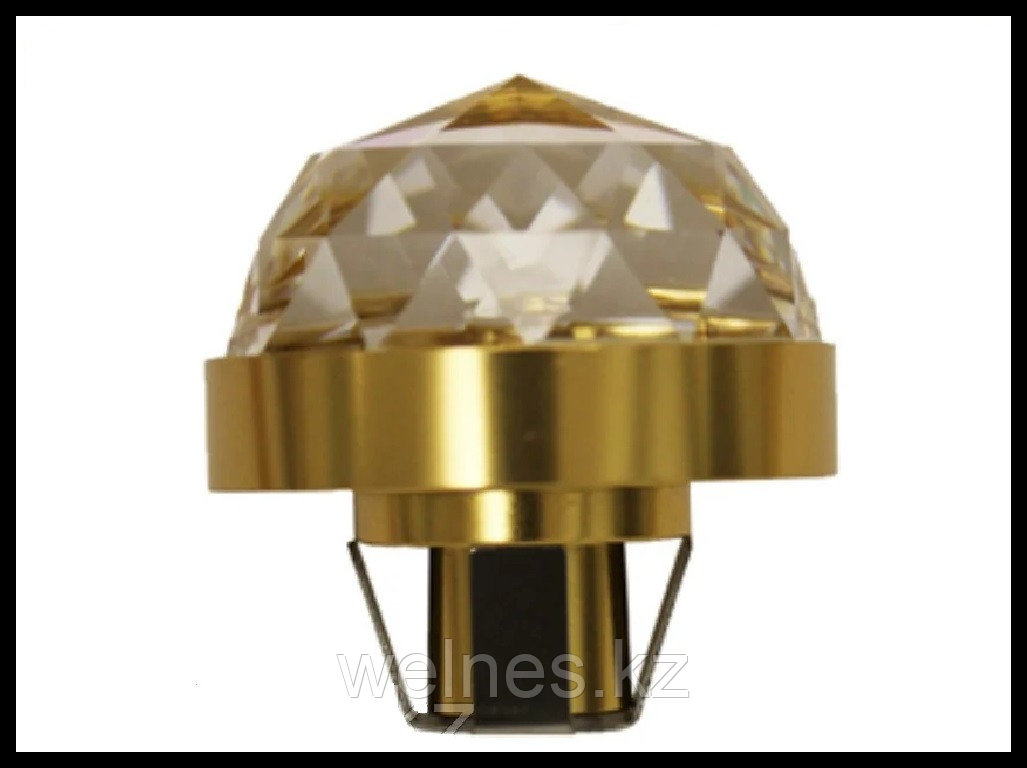 Светильник Cariitti Crystal CR-30 Gold для паровой комнаты (Золото, IP67, с источником света), фото 1