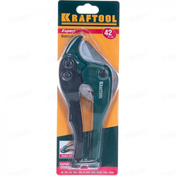 Ножницы Kraftool для резки пластиковых и  металлопластиковых труб 42мм