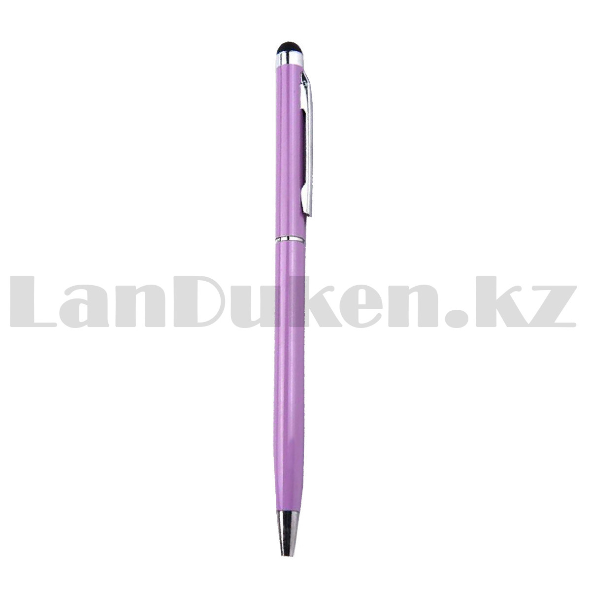 Шариковая ручка стилус 2 в 1 глянцевая сиреневая - фото 2 - id-p106506379