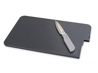 Набор разделочная доска + Нож, Joseph Joseph Slice&Store , серый (CBKB0100SW)