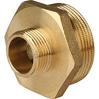 Переход латунный D1= 3/8" В мм, D2= 1/2" В мм