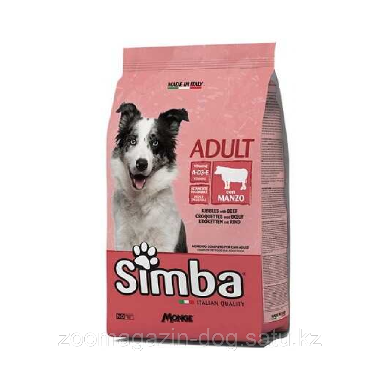 Monge Simba Adult Beef для собак с говядиной,20кг