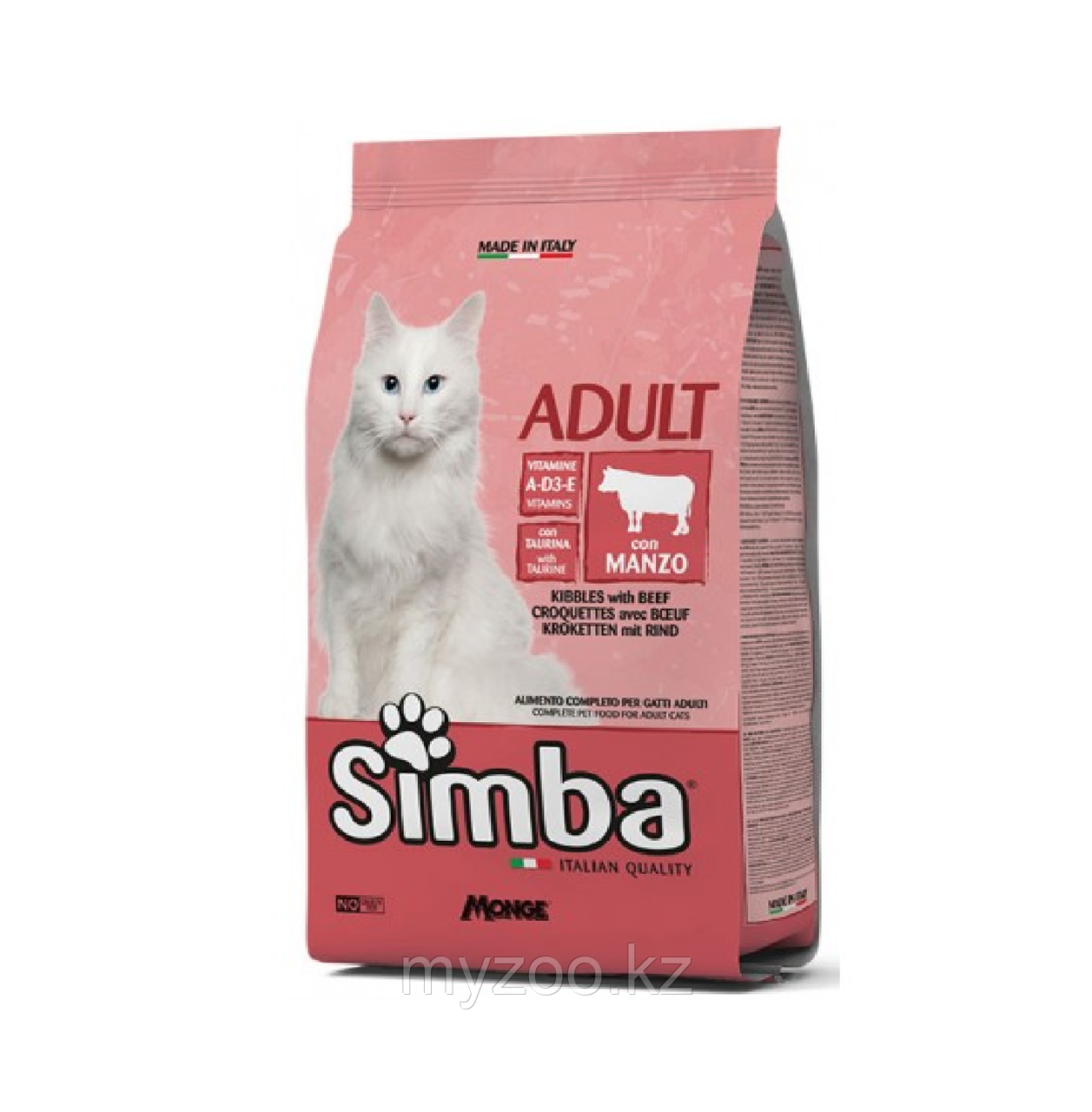 Monge Simba ADULT BEEF для кошек говядина,20кг - фото 1 - id-p106509179