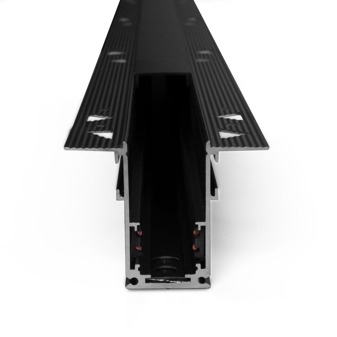 Шинопровод M-TRACK встраиваемый черный 1М LEDAR - фото 1 - id-p106362799