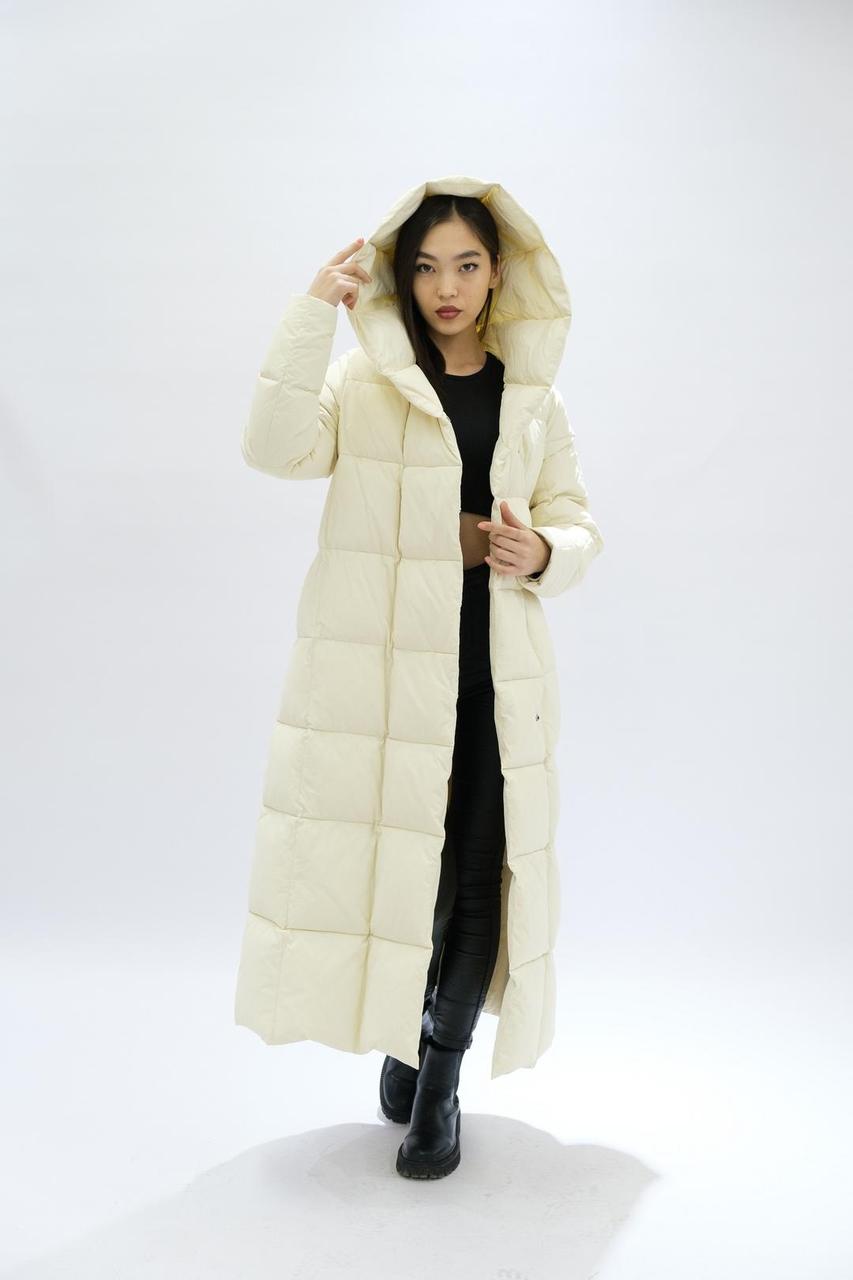 Женская зимняя куртка «UM&H 83909686» белый - фото 3 - id-p106511555