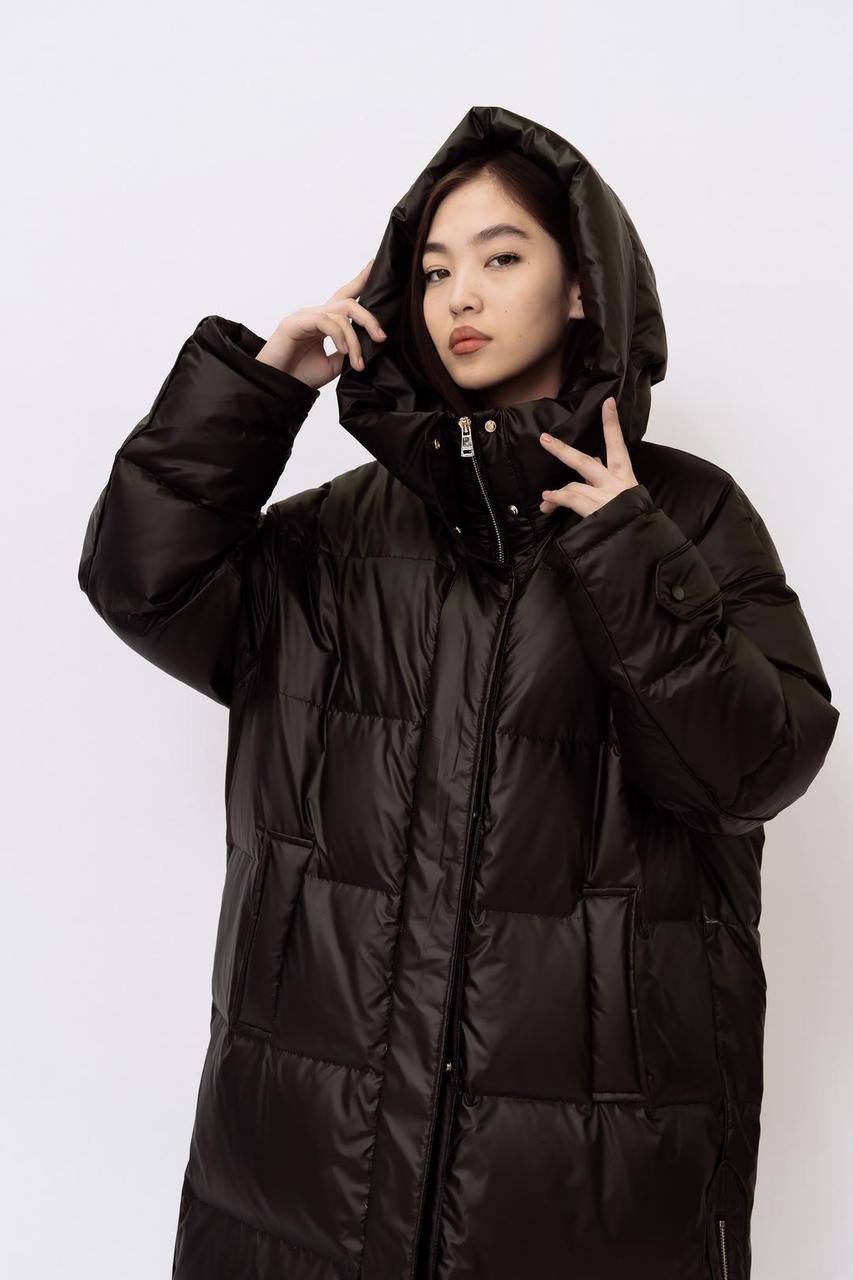 Женская зимняя куртка «UM&H 168909878» черный - фото 5 - id-p106511612