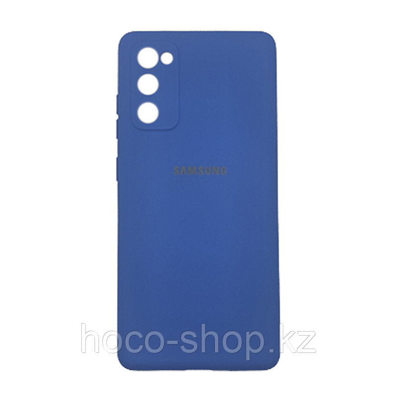 Чехол на Samsung S20FE Original Silicone Case Синий