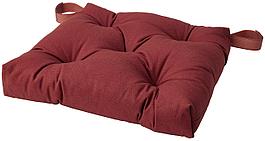 Подушка на стул МАЛИНДА коричнево-красный ИКЕА, IKEA