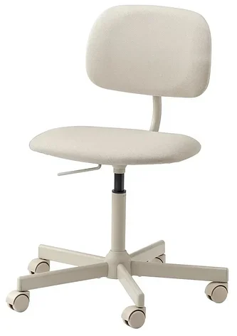 Компьютерное кресло БЛЕКБЕРГЕТ офисное, идекулла бежевый ИКЕА, IKEA, фото 2