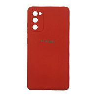 Чехол на Samsung S20FE Original Silicone Case Красный