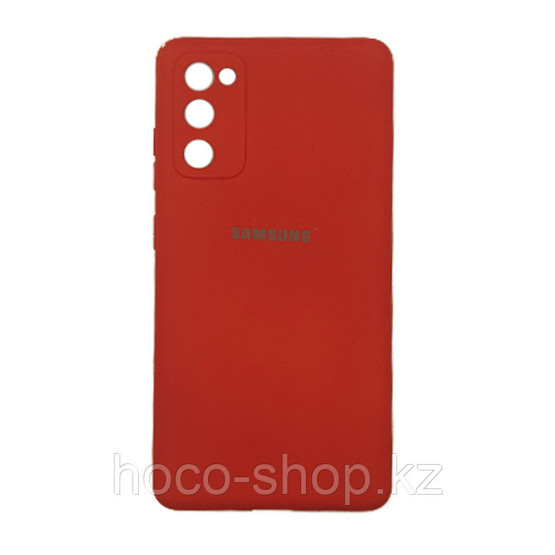 Чехол на Samsung S20FE Original Silicone Case Красный