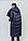 Женская зимняя куртка «UM&H 53336436» синий, фото 5