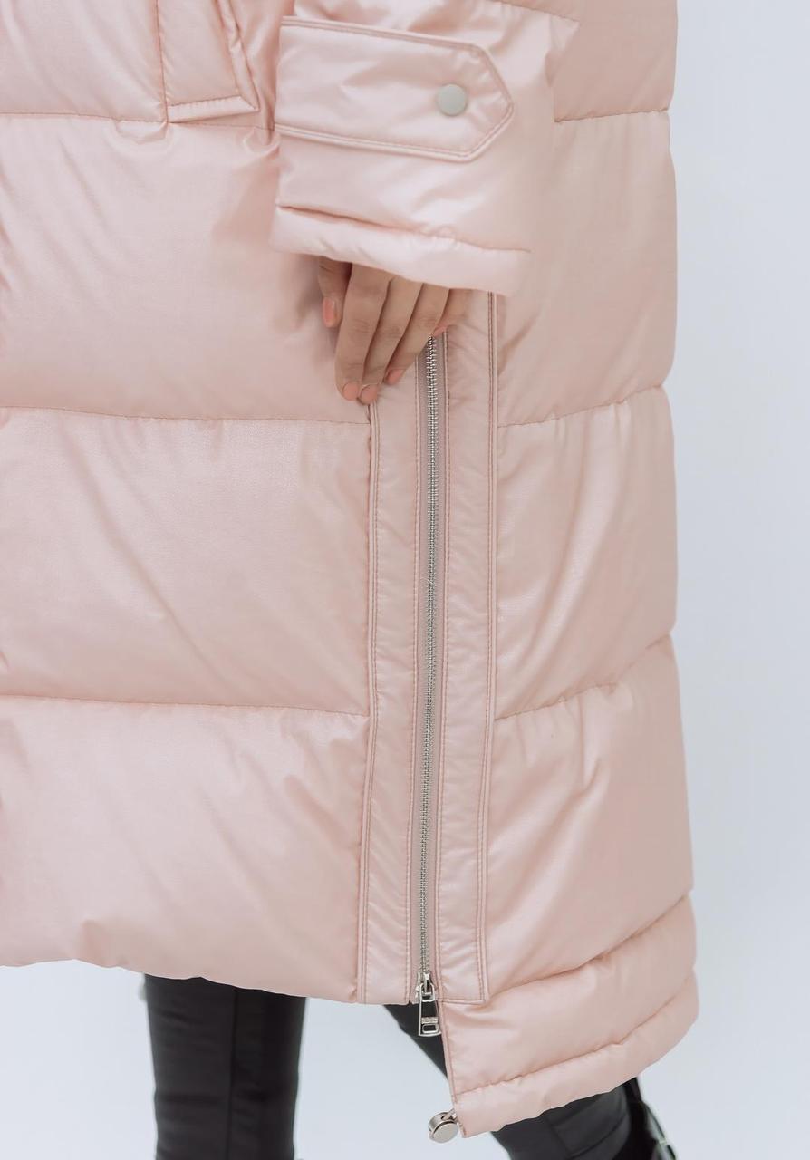 Женская зимняя куртка «UM&H 104858573» розовый - фото 4 - id-p106514775