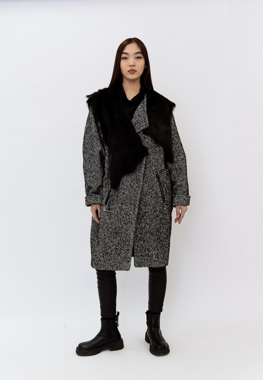 Женское пальто «UM&H 451099023» серый