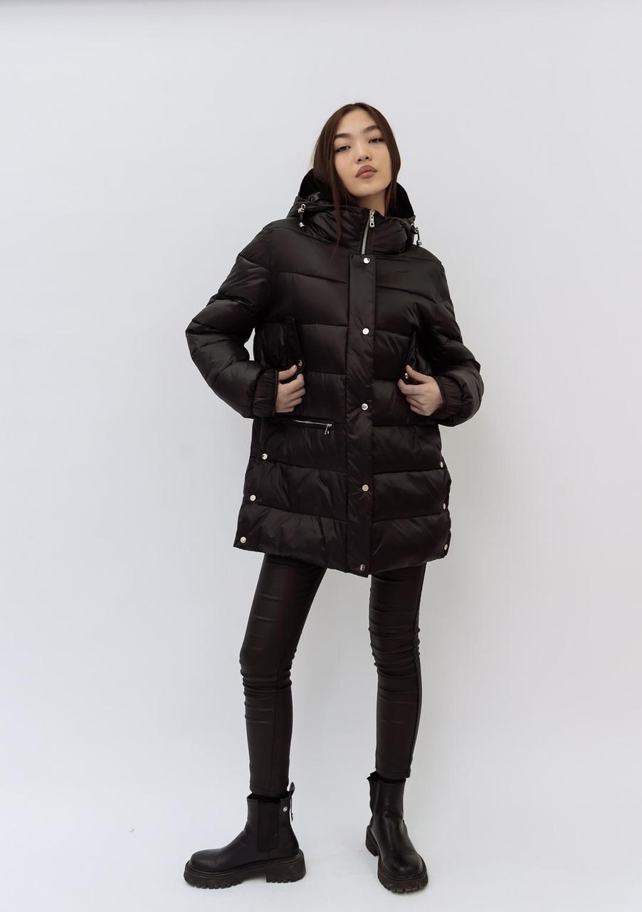 Женская зимняя куртка «UM&H 437853490» черный, фото 1