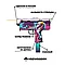 Деревянный пистолет-пулемет CS GO Резинкострел Mac-10 Неоновый Гонщик, УЗИ КС ГО Neon Rider, фото 2