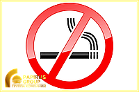 Наклейка "Не курить" (100х100мм) Запрещающие знаки
