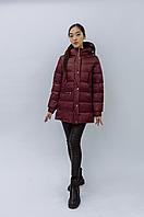 Женская зимняя куртка «UM&H 1029667525» бордовый
