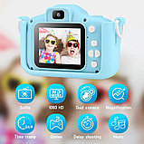 Детский фотоаппарат видеокамера единорог с флешкой 32 GB, фото 7