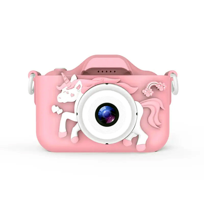 Детский фотоаппарат видеокамера единорог с флешкой 32 GB - фото 6 - id-p106519186