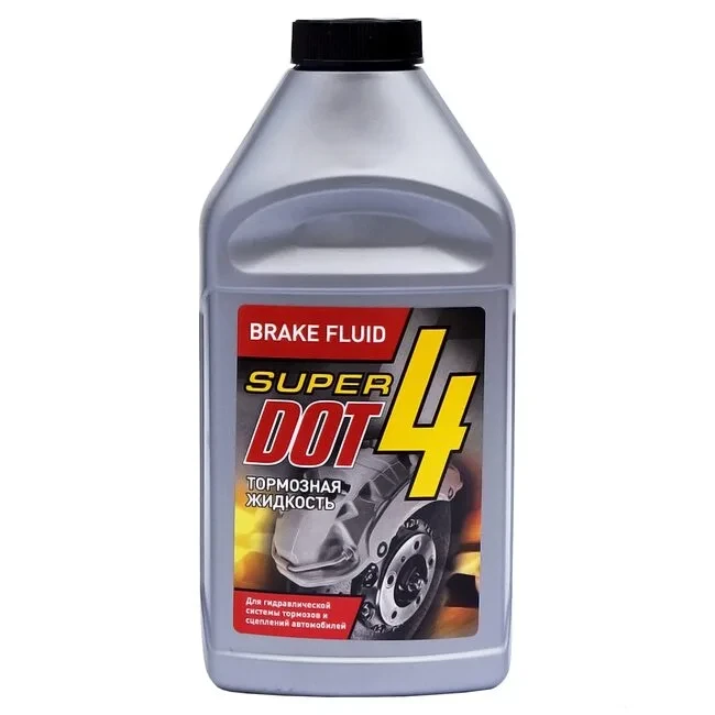 DOT 4 Super Brake Fluid 400 мл. - фото 1 - id-p106519245