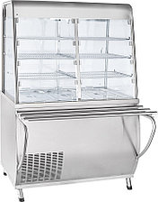 Прилавок холодильный ПВВ(Н)-70Т-НШ кашир. высокотемп. с нейтральным шкафом (1120 мм)