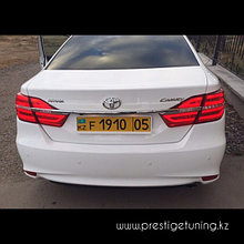 Задние фары Камри 55 в стиле Mercedes E-class 1