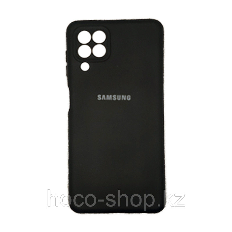 Чехол на Samsung A22 Original Silicone Case Чёрный - фото 1 - id-p106521956