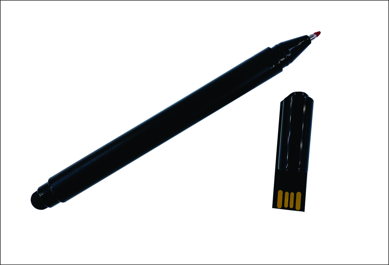 Флешка ручка со стилусом 3 в 1. 16гб