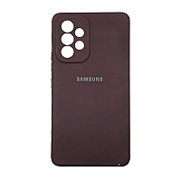 Чехол на Samsung A53 Original Silicone Case Бордовый
