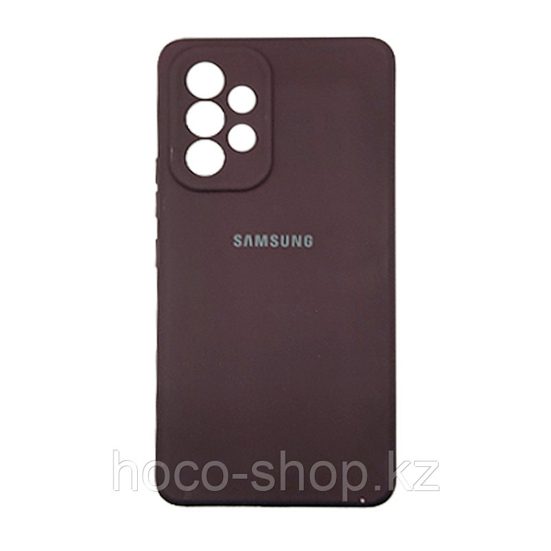 Чехол на Samsung A53 Original Silicone Case Бордовый - фото 1 - id-p106522015