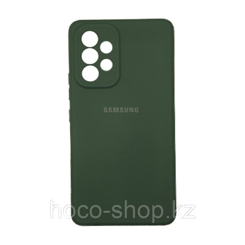 Чехол на Samsung A53 Original Silicone Case Зелёный