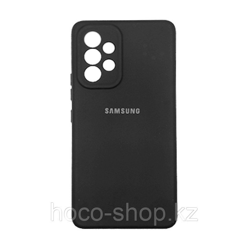 Чехол на Samsung A53 Original Silicone Case Чёрный