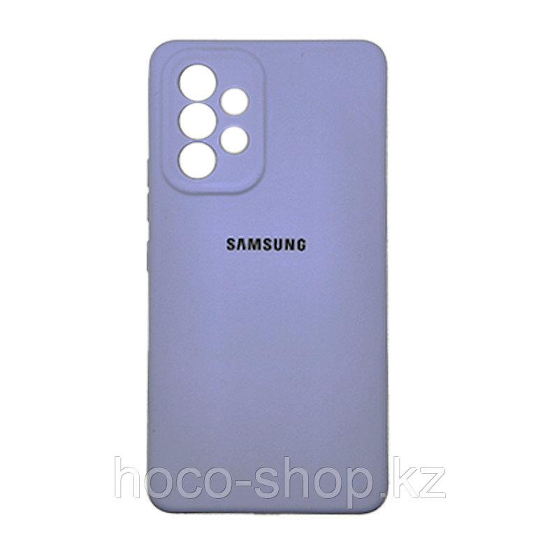 Чехол на Samsung A53 Original Silicone Case Сиреневый
