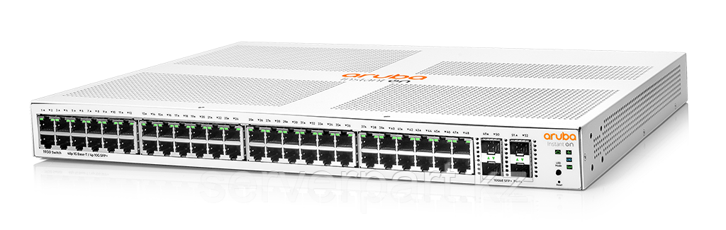 Коммутатор Aruba Instant 1930 48G 4SFP+ L2+ (48xRJ-45 10/100/1000 ports, 4xSFP+ 1/10Gb ports)