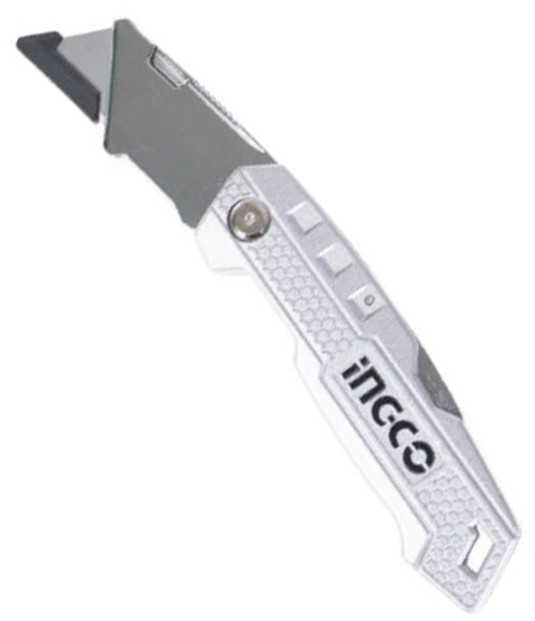 Нож складной INGCO 61x19мм HUK6138